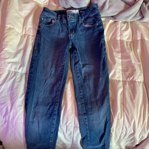 extra long size 0 garage jeans
